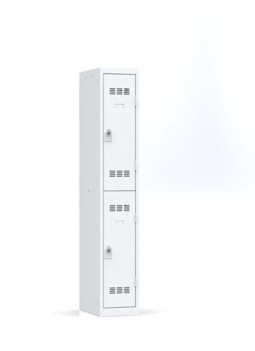 Vestiaire 1 colonne multicases L.30 cm monobloc soudé