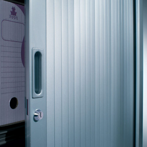 Armoire monobloc monocouleur portes à rideaux H.198 cm – Image 11