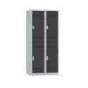 Vestiaire 2 colonnes multicases 80cm monobloc soudé