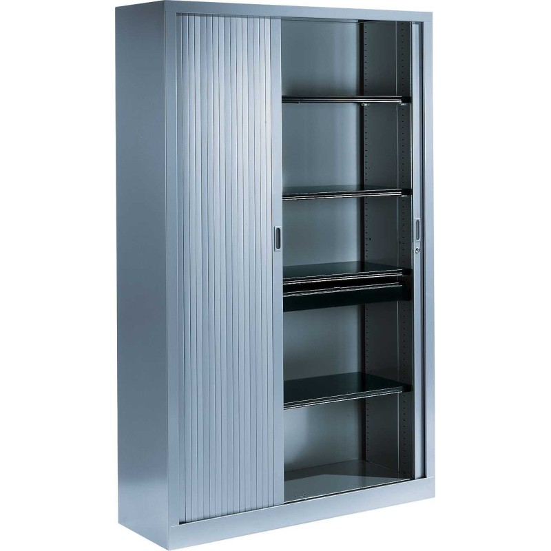 Armoire monobloc portes à rideaux H.198 cm