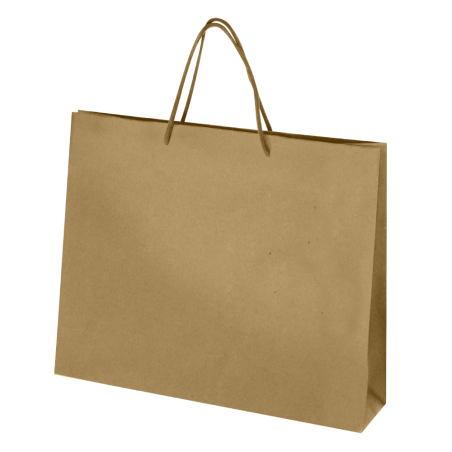 Alternative view of Sac pelliculé Luxe naturel brut personnalisable