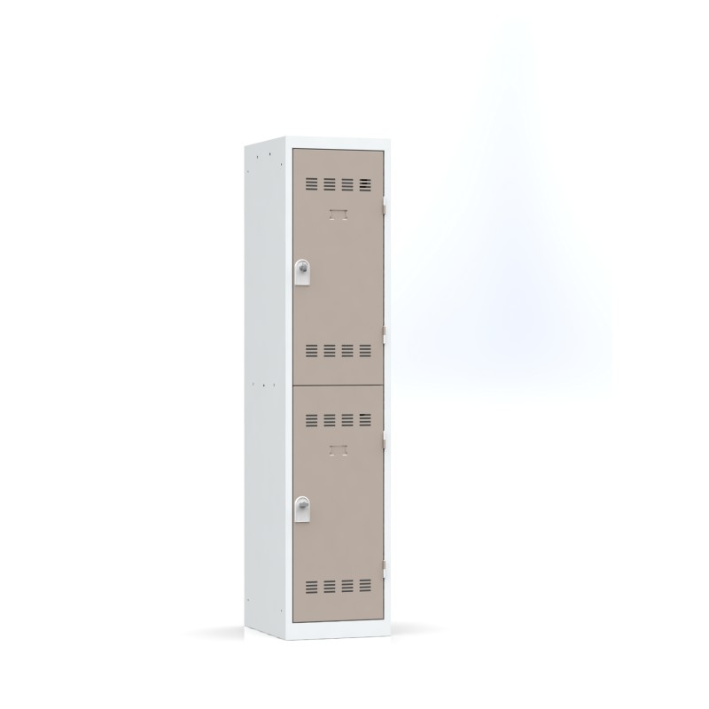 Alternative view of Vestiaire 1 colonne multicases L.40 cm monobloc soudé