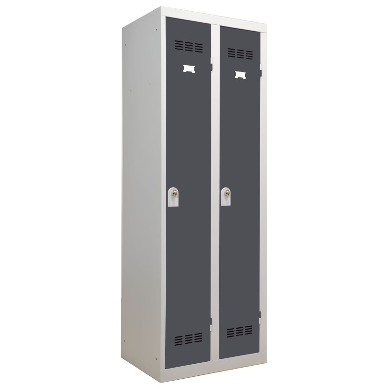 Vestiaire 2 colonnes monobloc soudé industrie propre