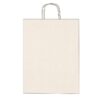 Sac papier kraft poignées torsadées personnalisable 1 couleur